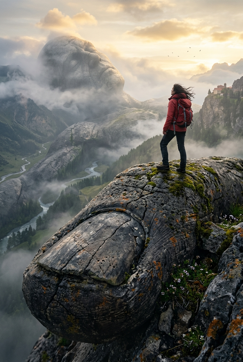 Décor IA immersif, paysage cinématique No Face Lab